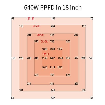 640W PPFD Distribution 3